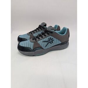 Kuru Quantum Blue Grey Mesh Orthopedic Walking Running Shoes Womens 7.5 20130575
